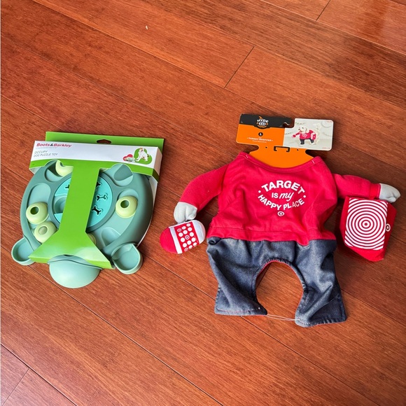 🎄🎁 gift for dog Red Target Dog Sweater large & slow feeding puzzle toy bundles - Picture 11 of 16